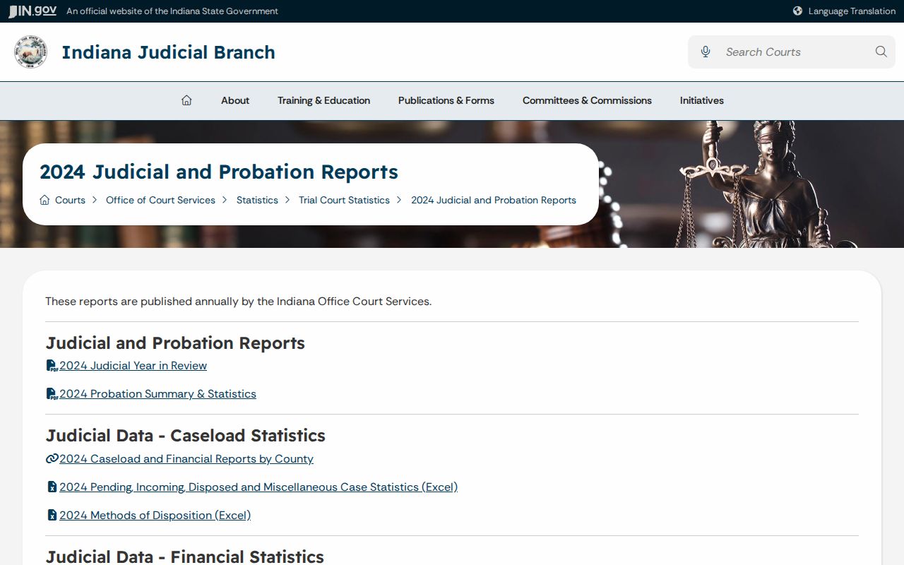 2024 Indiana trial court reports for Crawford Circuit Court